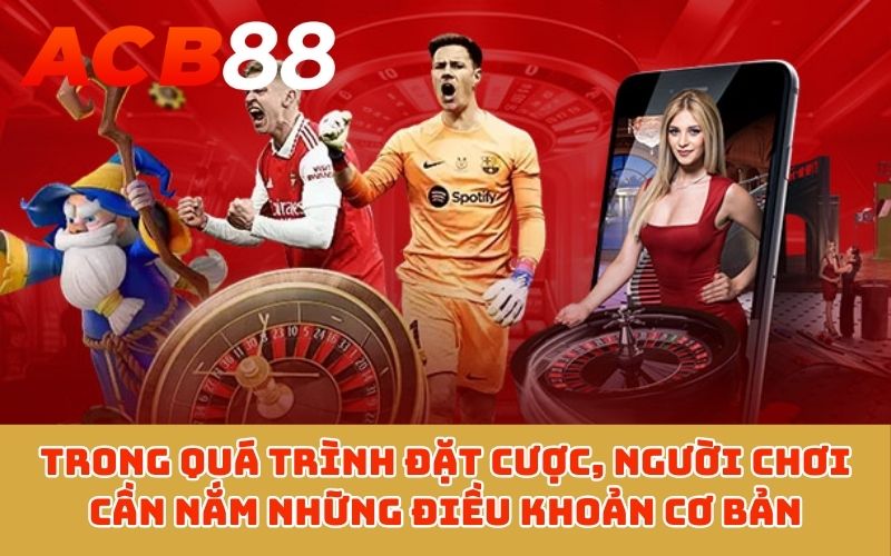 Trong quá trình đặt cược, người chơi cần nắm những điều khoản cơ bản